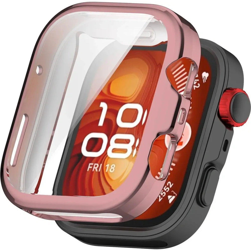 Hurtownia GSM - Etui z osłoną ekranu Bizon Case Watch Felipe do Huawei Watch Fit 4 różowe - BIZ9637 - {ean13} - Hurt