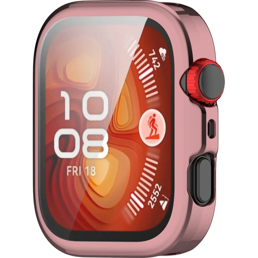 Hurtownia GSM - Etui z osłoną ekranu Bizon Case Watch Felipe do Huawei Watch Fit 4 różowe - BIZ9637 - {ean13} - Hurt