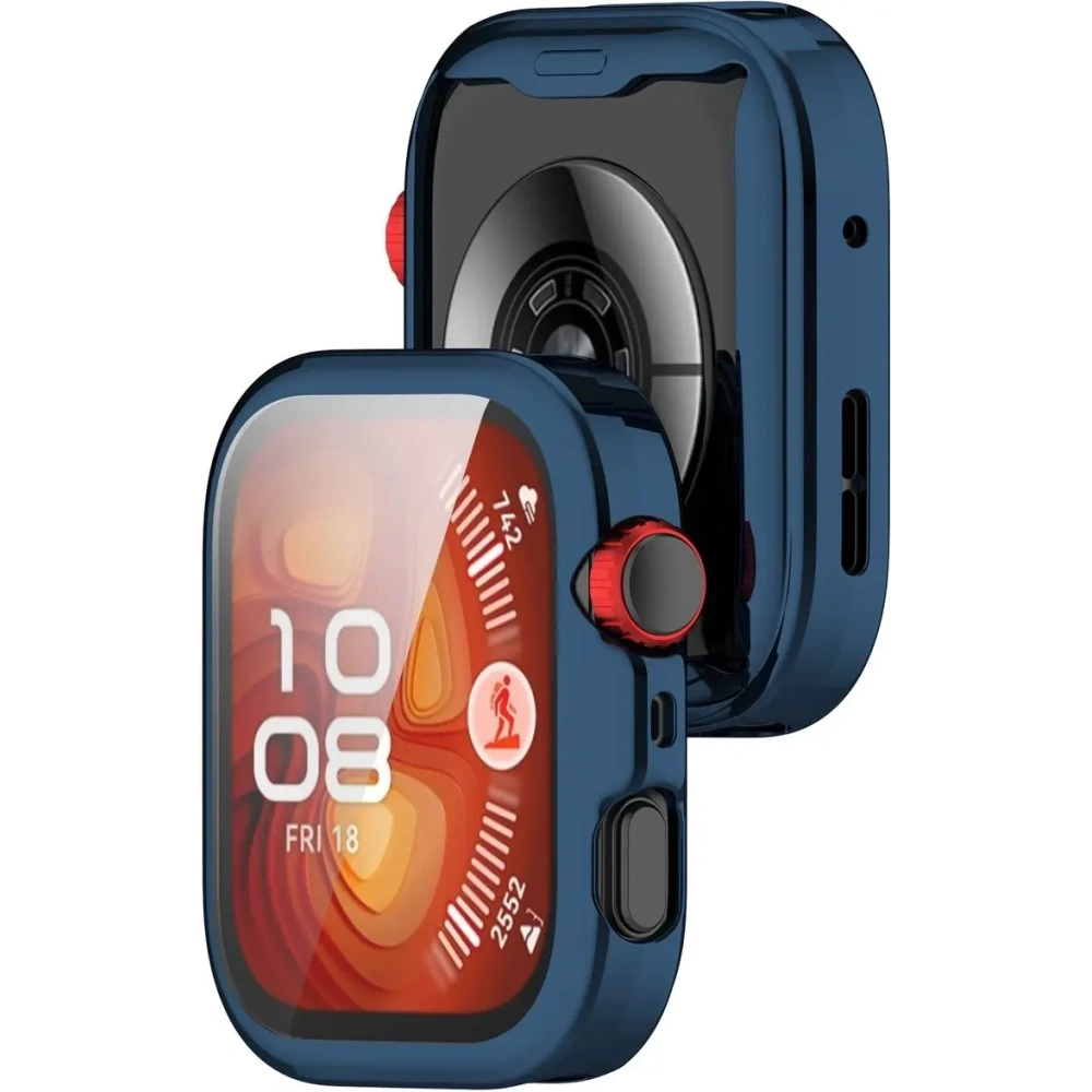 Hurtownia GSM - Etui z osłoną ekranu Bizon Case Watch Felipe do Huawei Watch Fit 4 niebieskie - BIZ9638 - {ean13} - Hurt