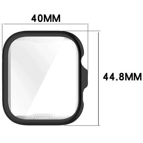 Etui z osłoną ekranu Bizon Case Watch Felipe do Huawei Watch Fit 4 czarne