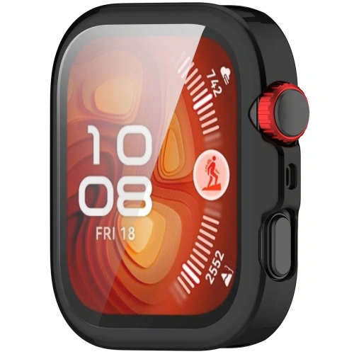 Etui z osłoną ekranu Bizon Case Watch Felipe do Huawei Watch Fit 4 czarne