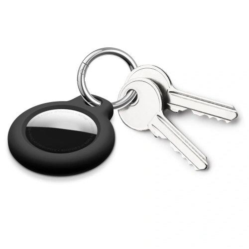 Etui Tech-Protect Rough Apple AirTag 1 / 2 Black [4 PACK]