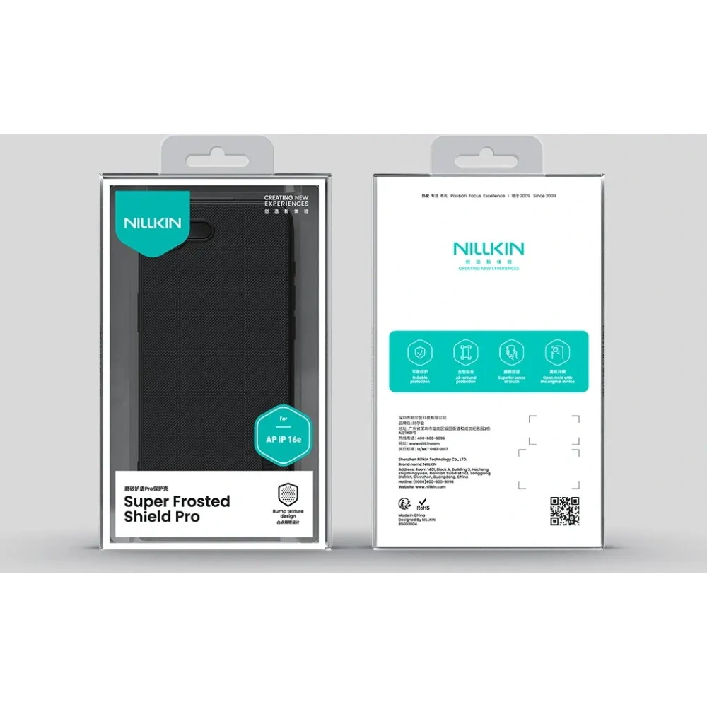 Hurtownia GSM - Etui Nillkin Super Frosted Shield Pro do Apple iPhone 16e czarny - NLK1767 - {ean13} - Hurt