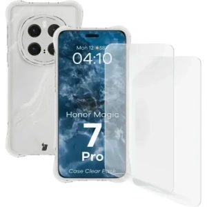 Hurtownia GSM - Bizon Case Clear Pack flexibilní pouzdro + 2x ochranná fólie na displej Honor Magic7 Pro - BIZ9640 - {ean13} - Hurt