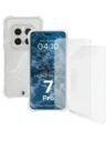 Bizon Case Clear Pack flexible case + 2x screen film Honor Magic7 Pro