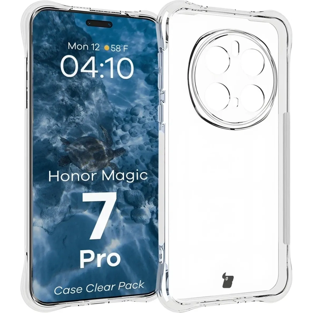 Wholesale Bizon Case Clear Pack flexible case + 2x screen film Honor Magic7 Pro - BIZ9640 - {ean13} - Hurt