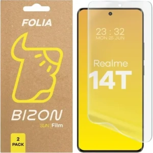 Folia matowa Bizon Glass Film Sun do Realme 14T 5G [2 PACK]