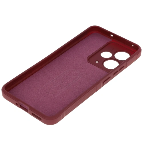 Pancerne etui Bizon Case Tur do Realme 14T 5G burgundowe