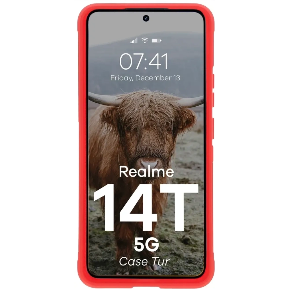 Bizon Case Tur Realme 14T 5G red