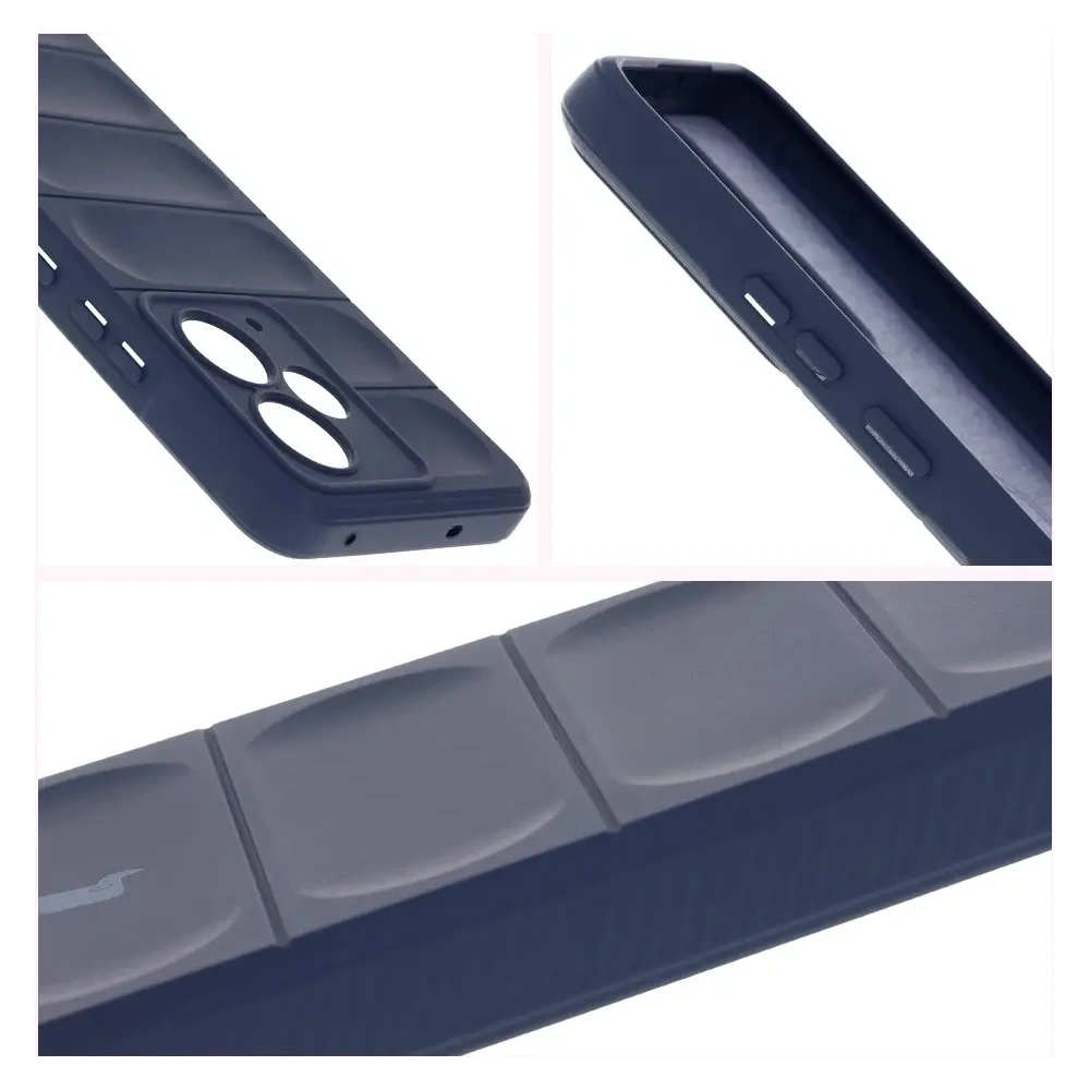 Pancerne etui Bizon Case Tur do Realme 14T 5G granatowe