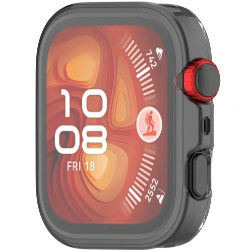 Etui z osłoną ekranu Bizon Case Watch Felipe do Huawei Watch Fit 4 przezroczyste
