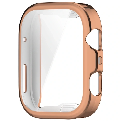 Etui z osłoną ekranu Bizon Case Watch Felipe do Huawei Watch Fit 4 różowozłote