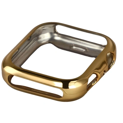 Etui z osłoną ekranu Bizon Case Watch Felipe do Huawei Watch Fit 4 złote