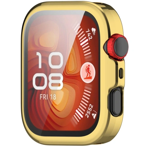Etui z osłoną ekranu Bizon Case Watch Felipe do Huawei Watch Fit 4 złote