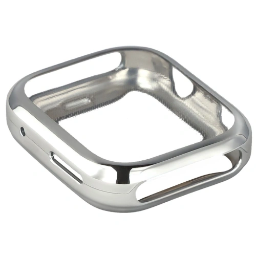 Etui z osłoną ekranu Bizon Case Watch Felipe do Huawei Watch Fit 4 srebrne