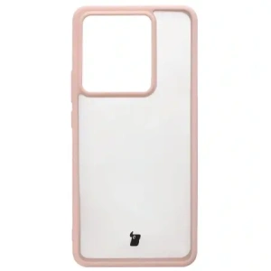 Hurtownia GSM - Carcasa Bizon Case Angelo Realme GT 7 / 7T semi-transparentă cu un cadru roz - BIZ9651 - {ean13} - Hurt