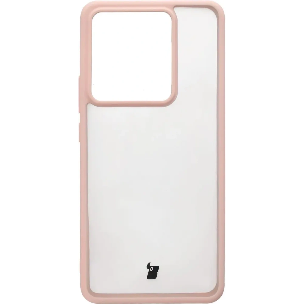 Hurtownia GSM - Carcasa Bizon Case Angelo Realme GT 7 / 7T semi-transparentă cu un cadru roz - BIZ9651 - {ean13} - Hurt