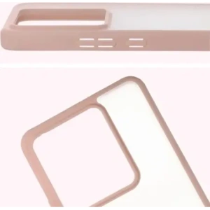 Hurtownia GSM - Bizon Case Angelo Realme GT 7 / 7T halbtransparent mit einem pinken Rahmen - BIZ9651 - {ean13} - Hurt