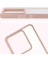 Hurtownia GSM - Bizon pouzdro Angelo Realme GT 7 / 7T poloprůhledné s růžovým rámem - BIZ9651 - {ean13} - Hurt