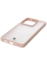 Hurtownia GSM - Carcasa Bizon Case Angelo Realme GT 7 / 7T semi-transparentă cu un cadru roz - BIZ9651 - {ean13} - Hurt
