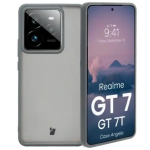 Hurtownia GSM - Bizon pouzdro Angelo Realme GT 7 / 7T poloprůhledné se šedým okrajem - BIZ9652 - {ean13} - Hurt