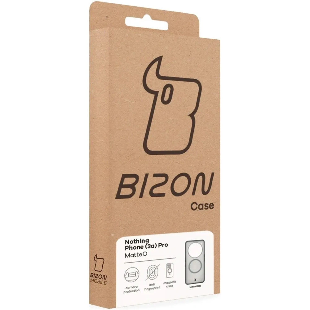 Hurtownia GSM - Bizon Case MatteO Magnetic Nothing Phone (3a) Pro rauchgrau - BIZ9654 - {ean13} - Hurt