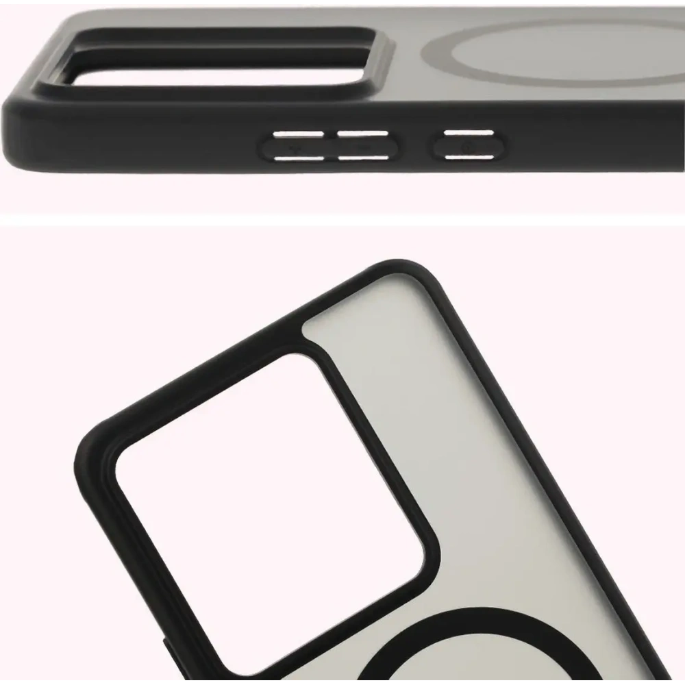 Hurtownia GSM - Bizon Case MatteO Magnetic Realme GT 7 / 7T kouřově černý - BIZ9655 - {ean13} - Hurt