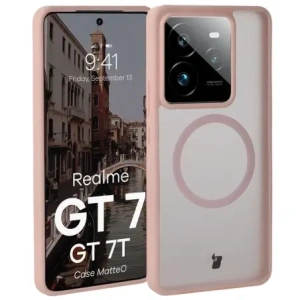 Hurtownia GSM - Husa Bizon Case MatteO Magnetic pentru Realme GT 7 / 7T roz fumuriu - BIZ9656 - {ean13} - Hurt