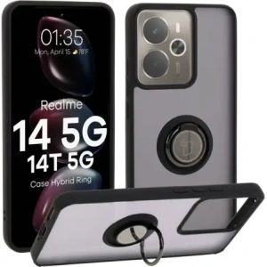 Wholesale Bizon Case Hybrid Ring Realme 14 5G / 14T 5G smoked with a black frame - BIZ9658 - {ean13} - Hurt