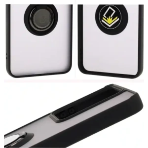 Hurtownia GSM - Bizon Case Hybrid Gyűrű Realme 14 5G / 14T 5G füstös fekete kerettel - BIZ9658 - {ean13} - Hurt