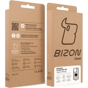 Hurtownia GSM - Bizon Case Hybrid Gyűrű Realme 14 5G / 14T 5G füstös fekete kerettel - BIZ9658 - {ean13} - Hurt