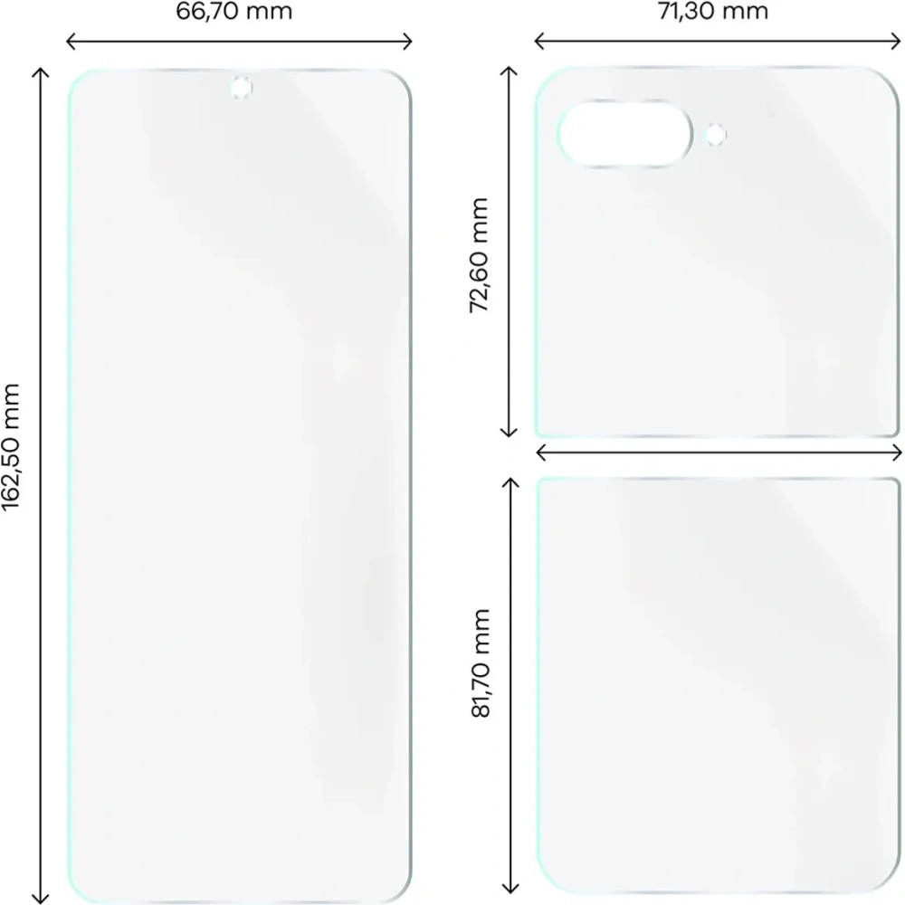 Wholesale Bizon Glass Hydrogel Set Motorola Razr 60 - BIZ9659 - {ean13} - Hurt