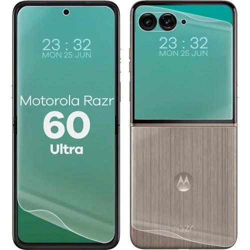 Folia hydrożelowa na tył i przód Bizon Glass Hydrogel Set do Motorola Razr 60 Ultra