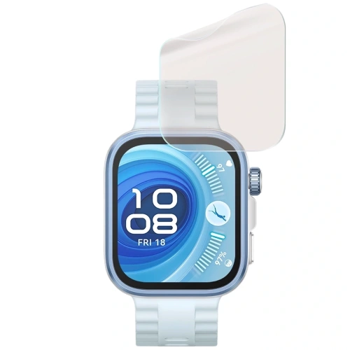 Folia matowa Bizon Glass Watch Film Sun do Huawei Watch Fit 4 Pro [2 PACK]