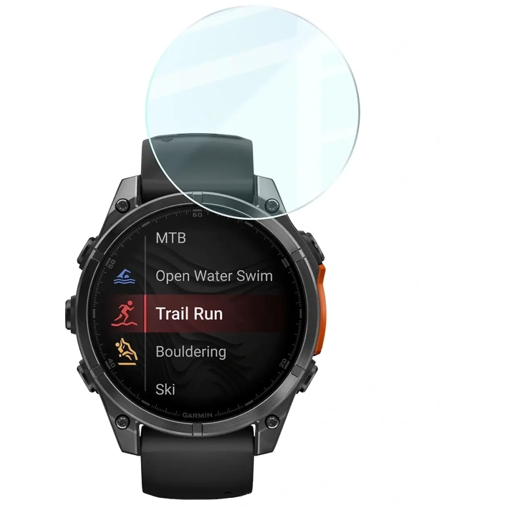 Wholesale Bizon Glass Watch Clear Garmin Tactix 8 AMOLED 47 mm - BIZ9664 - {ean13} - Hurt