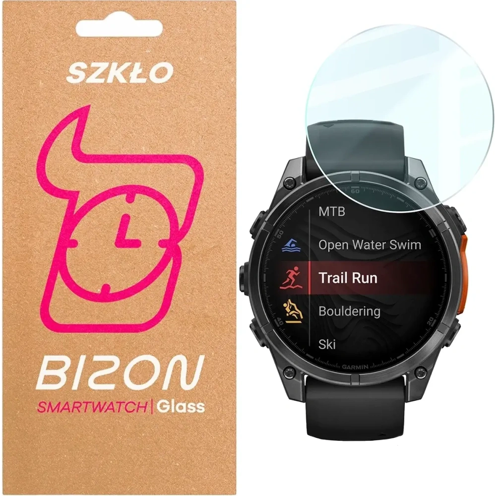 Hurtownia GSM - Ceas de sticlă Bizon Clear Garmin Tactix 8 AMOLED 51 mm / SOLAR 51 mm - BIZ9665 - {ean13} - Hurt
