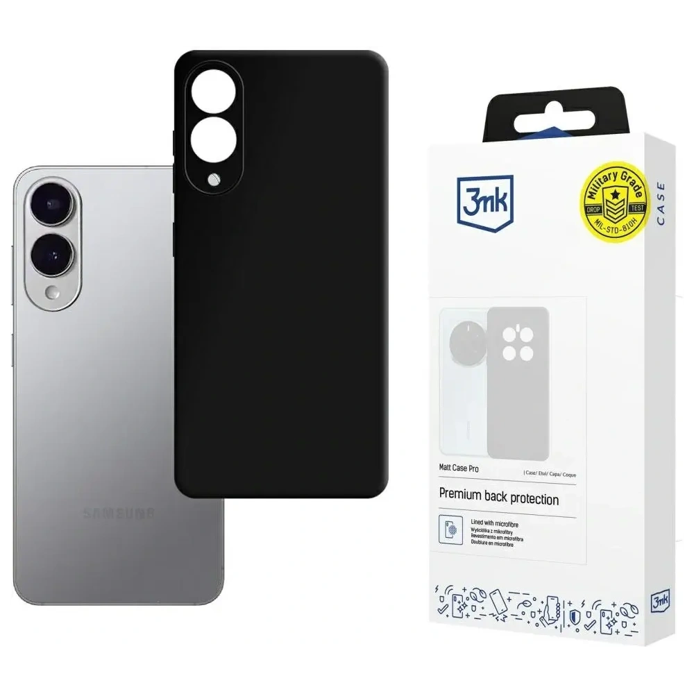 Wholesale 3MK Matt Case Pro Samsung Galaxy S25 Edge black - 3MK16605 - {ean13} - Hurt