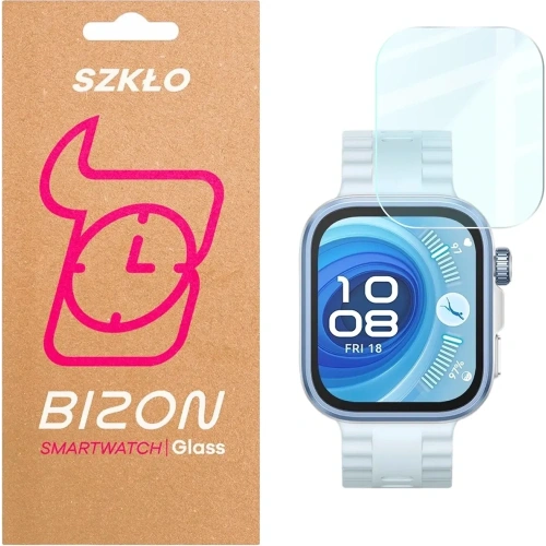 Szkło hartowane na ekran Bizon Glass Watch Clear do Huawei Watch Fit 4 Pro