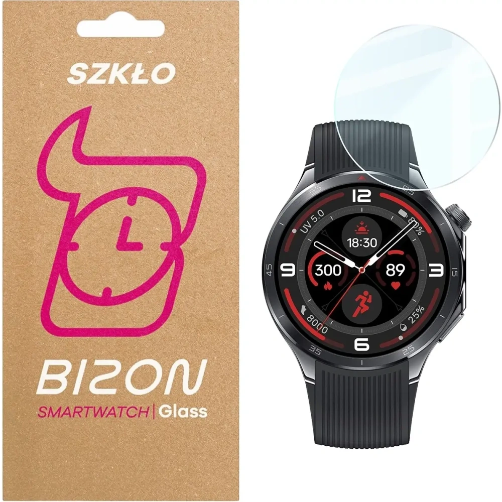 Wholesale Bizon Glass Watch Clear OnePlus Watch 3 - BIZ9667 - {ean13} - Hurt