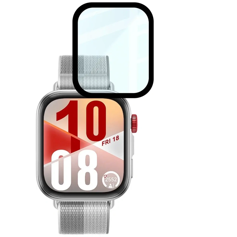 Wholesale Bizon Glass Watch Edge Hybrid Huawei Watch Fit 4 black - BIZ9670 - {ean13} - Hurt