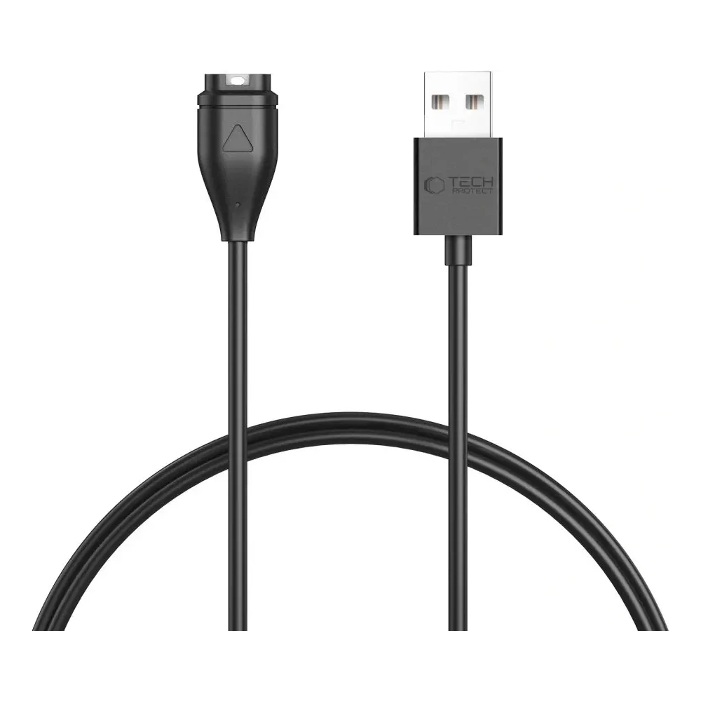 Hurtownia GSM - Cablu de încărcare Tech-Protect MC04 Ultraboost USB-A 100cm pentru ceas Garmin Negru - THP4267 - {ean13} - Hurt