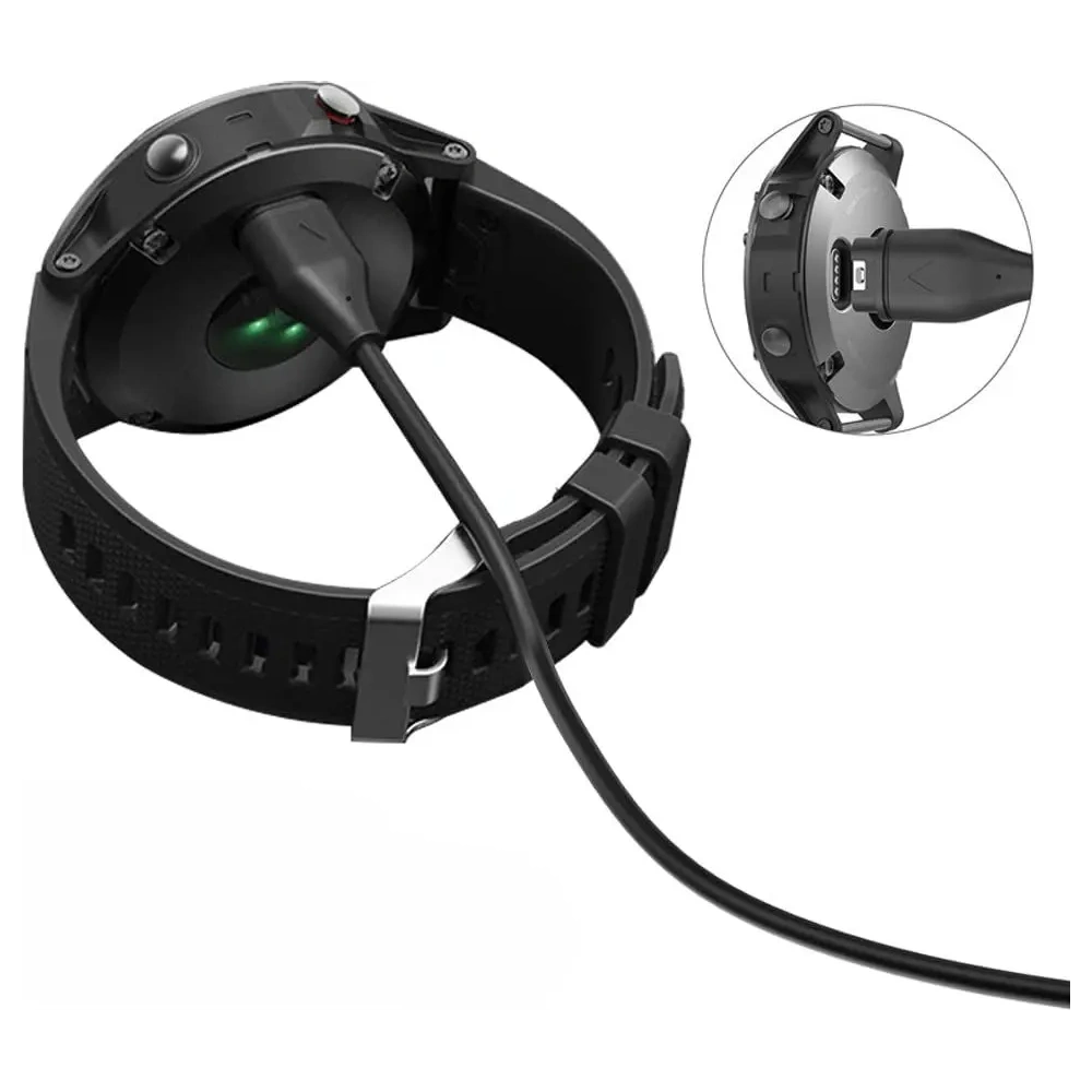 Hurtownia GSM - Cablu de încărcare Tech-Protect MC04 Ultraboost USB-A 100cm pentru ceas Garmin Negru - THP4267 - {ean13} - Hurt