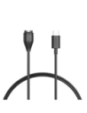Cablu de încărcare Tech-Protect MC04 Ultraboost USB-C 100cm pentru ceas Garmin Negru