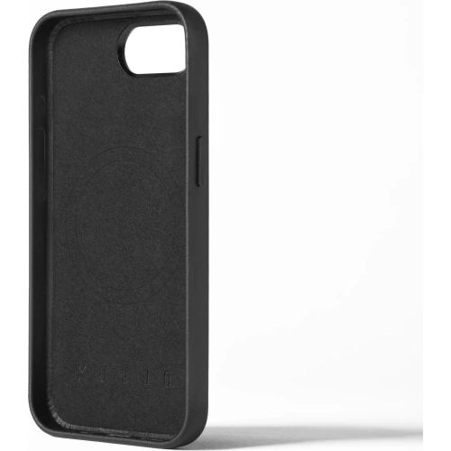 Etui Mujjo Full Leather Case do Apple iPhone 16e MagSafe (black)