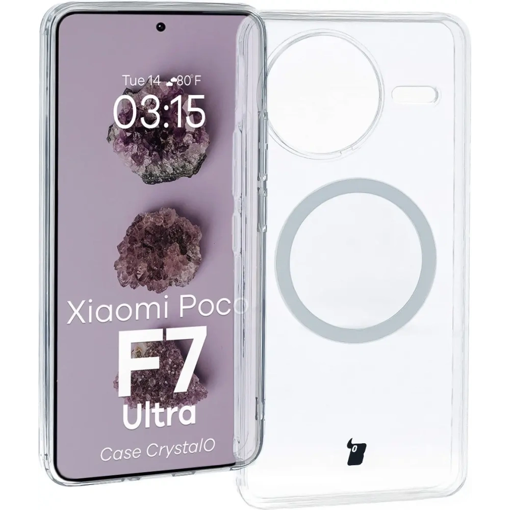 Hurtownia GSM - Bizon Case CrystalO Magnetic Xiaomi POCO F7 Ultra klar - BIZ9673 - {ean13} - Hurt