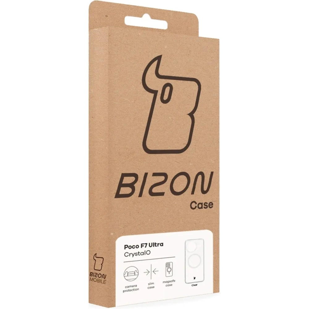 Hurtownia GSM - Bizon Case CrystalO Magnetic Xiaomi POCO F7 Ultra klar - BIZ9673 - {ean13} - Hurt