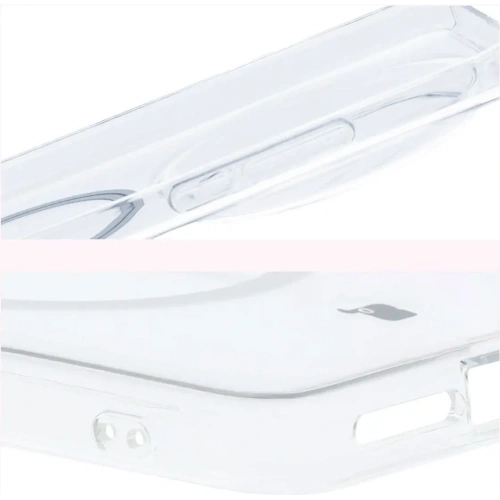 Etui z pierścieniem magnetycznym Bizon Case CrystalO do Xiaomi 15 Ultra przezroczyste