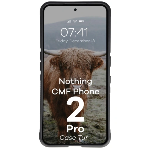 Pancerne etui Bizon Case Tur do Nothing CMF Phone 2 Pro czarne