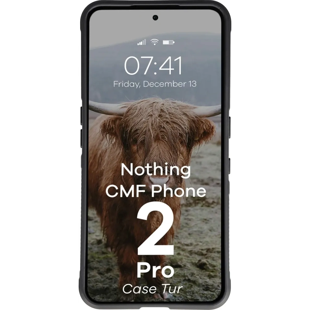 Hurtownia GSM - Bizon Case Tur Nothing CMF Phone 2 Pro černý - BIZ9675 - {ean13} - Hurt