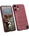Pancerne etui Bizon Case Tur do Nothing CMF Phone 2 Pro burgundowe
